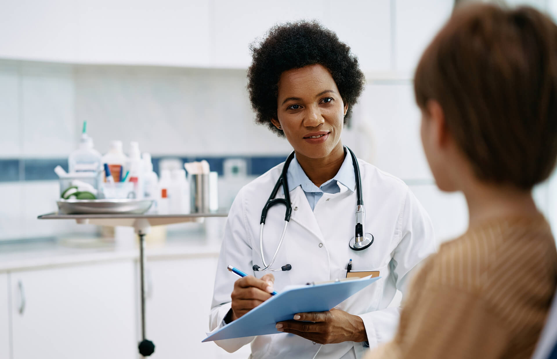 Provider and patient in consultation